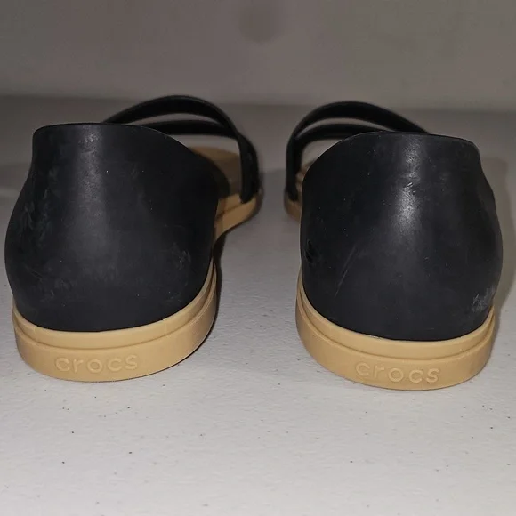 Croc Tulum Open Toe Sandals black Size 9 Comfy & Stylish - Picture 11 of 15